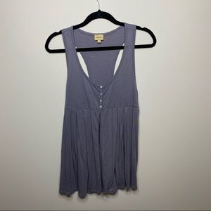 Ella Moss 3 Button Open Tank